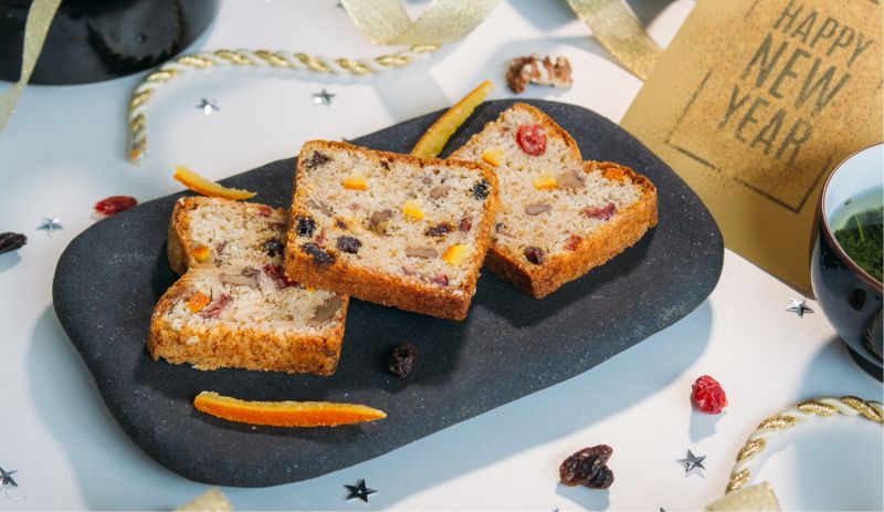 bánh phủ vàng Golden Fruit Pound Cake bánh phủ vàng Golden Fruit Pound Cake